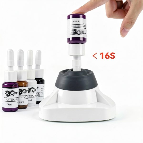 Mini Vortex Mixer 10000RPM Tattoo Ink Mixer OZER White Cable-4