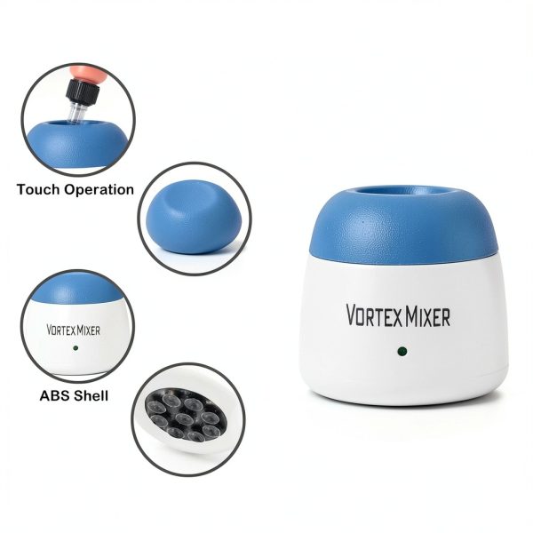 5200rpm Mini Vortex Mixer by HUBEST Paint & Ink Shaker Blue-2