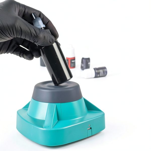 Mini Vortex Mixer 10000RPM Lab Mixer by INKSOUL Cyan Rechargeable-3