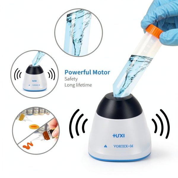 Mini Vortex Mixer HuXi Lab Portable 3000RPM Vortex Shaker 50ML-1