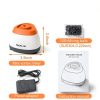 SWDTLAB Mini Vortex Mixer M1 Orange Lab Shaker 3500rpm Touch LED-5