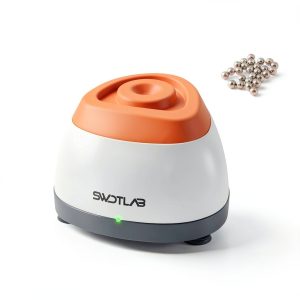 SWDTLAB Mini Vortex Mixer M1 Orange Lab Shaker 3500rpm Touch LED-0