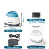 Vortex Mixer 3500rpm, Nail Polish Shaker, Glue Shaker & Paint Mixer for Gel Polish, Acrylic Paints, Eyelash Adhesives, Tattoo Ink, Test Tubes (Blue)-5
