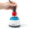 Vortex Mixer 3500rpm, Nail Polish Shaker, Glue Shaker & Paint Mixer for Gel Polish, Acrylic Paints, Eyelash Adhesives, Tattoo Ink, Test Tubes (Blue)-1