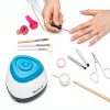 Vortex Mixer 3500rpm, Nail Polish Shaker, Glue Shaker & Paint Mixer for Gel Polish, Acrylic Paints, Eyelash Adhesives, Tattoo Ink, Test Tubes (Blue)-8